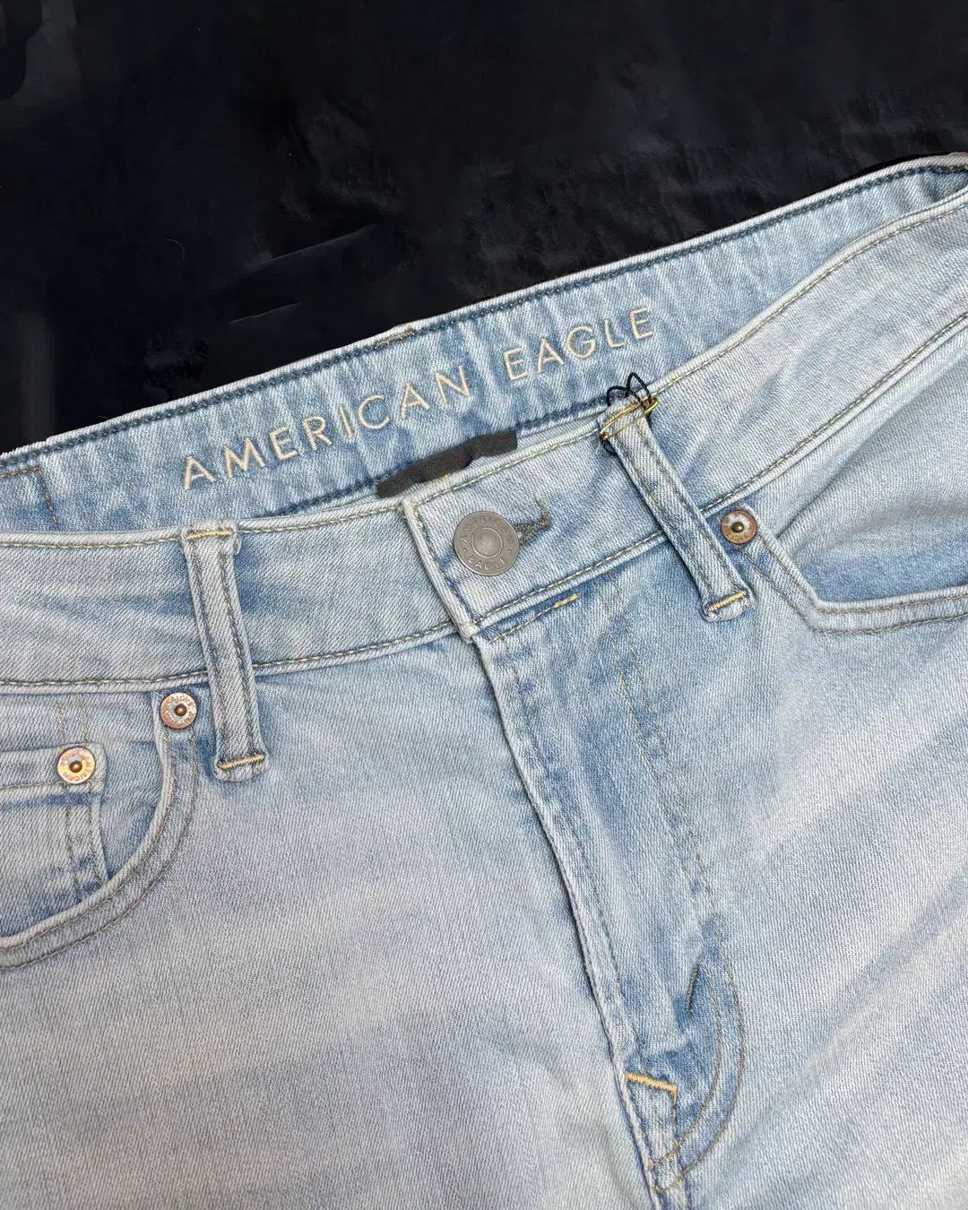 日本 ヴィンテージ AMERICAN EAGLE ライトブルー