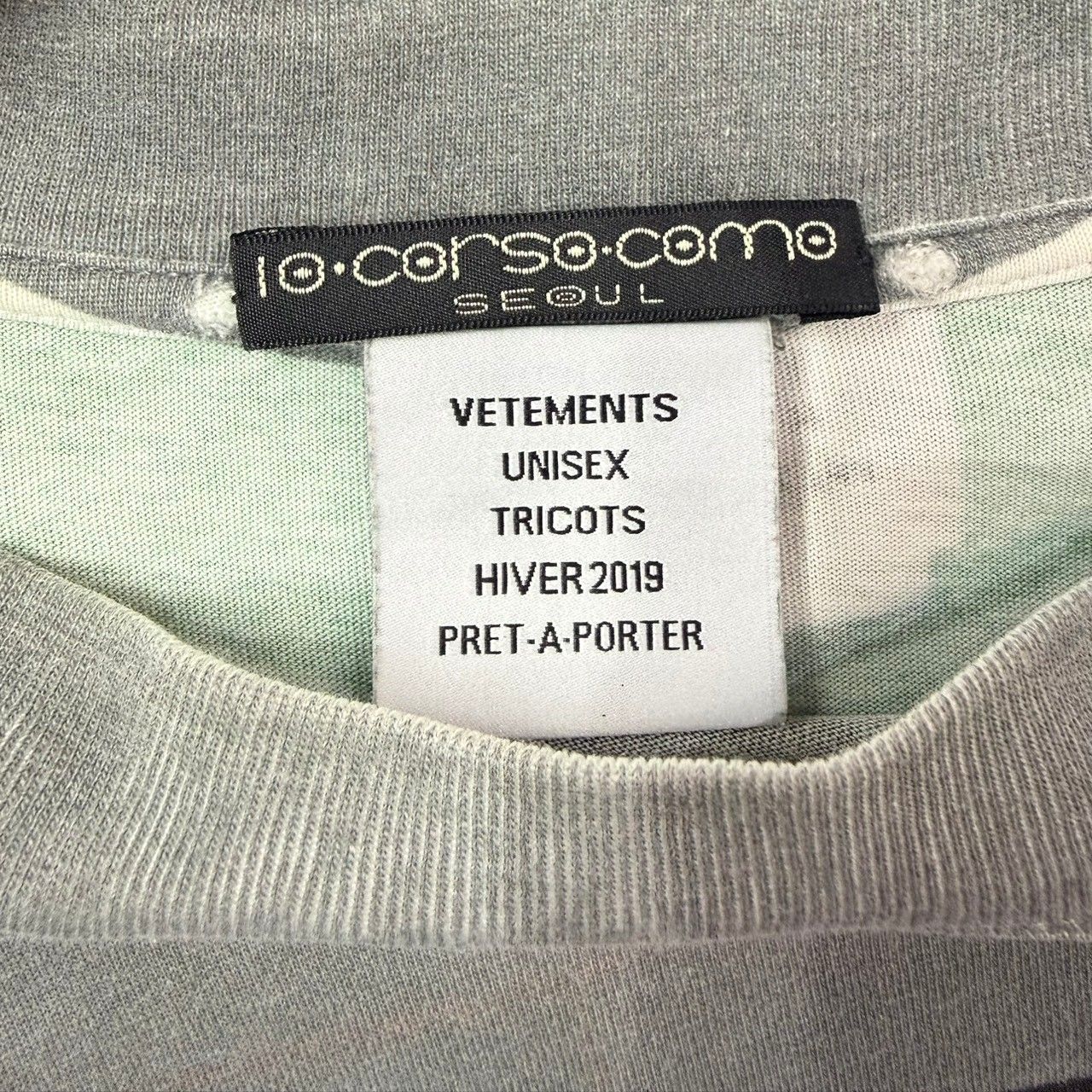 ○VETEMENTS ヴェトモン◇2018AW Multicolor Ninja Tee ニンジャ 