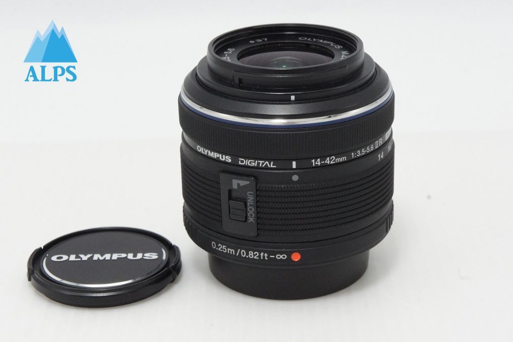 美品 OLYMPUS オリンパス M.ZUIKO DIGITAL 14-42mm F3.5-5.6 II R マイクロフォーサーズ ズームレンズ 260513ax
