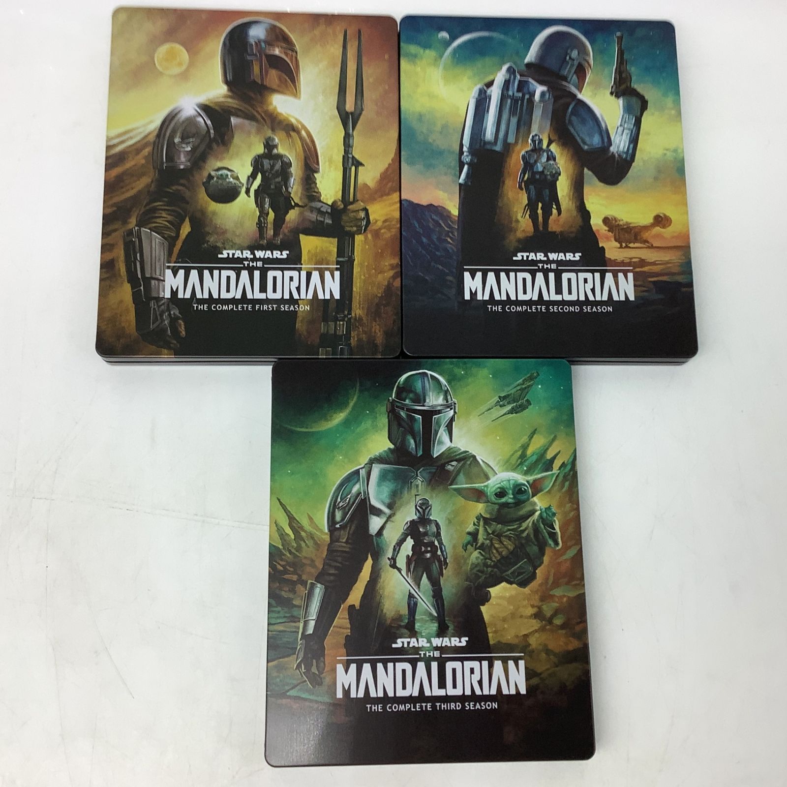 5323 【美品】スターウォーズ マンダロリアン Blu-ray コレクターズ・エディション　シーズン1.2.3 3作セット スチールブック