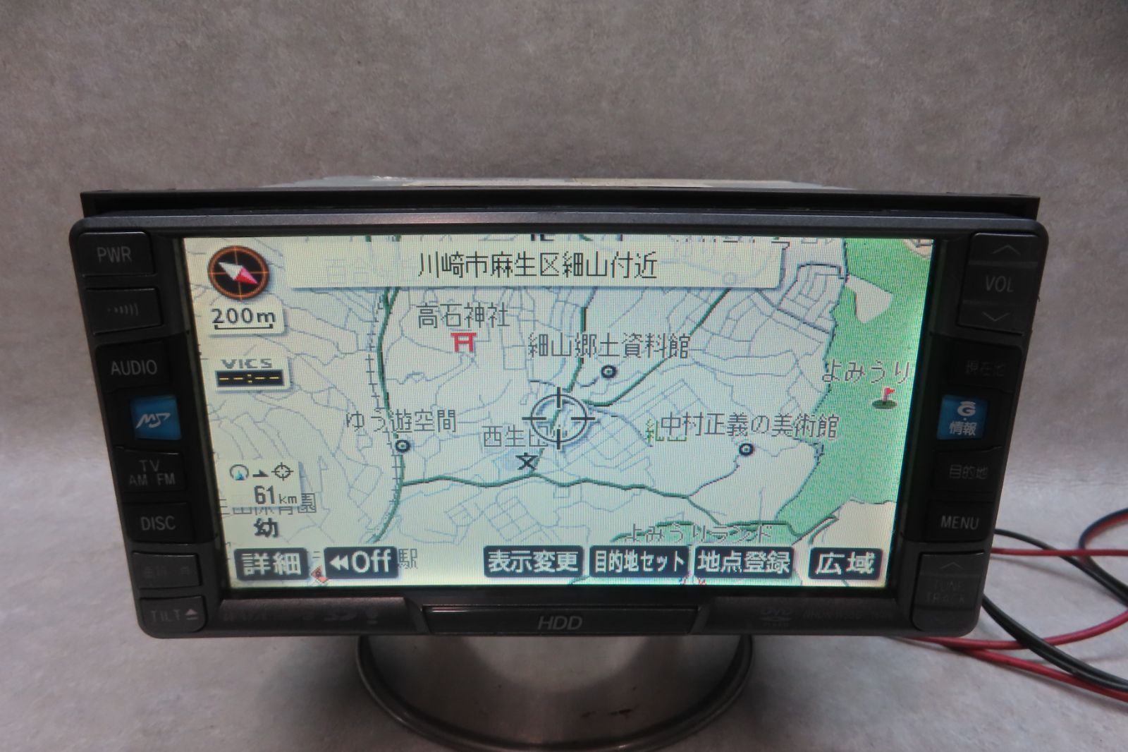 タッチパネル正常☆F6553/トヨタ純正 NHDN-W55G HDDナビ 地図2005年