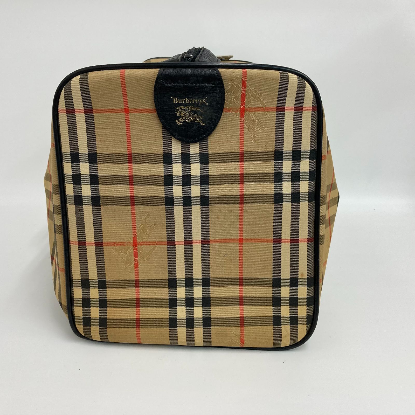 良品】Burberrys オールドバーバリー ボストンバッグ ノバチェック