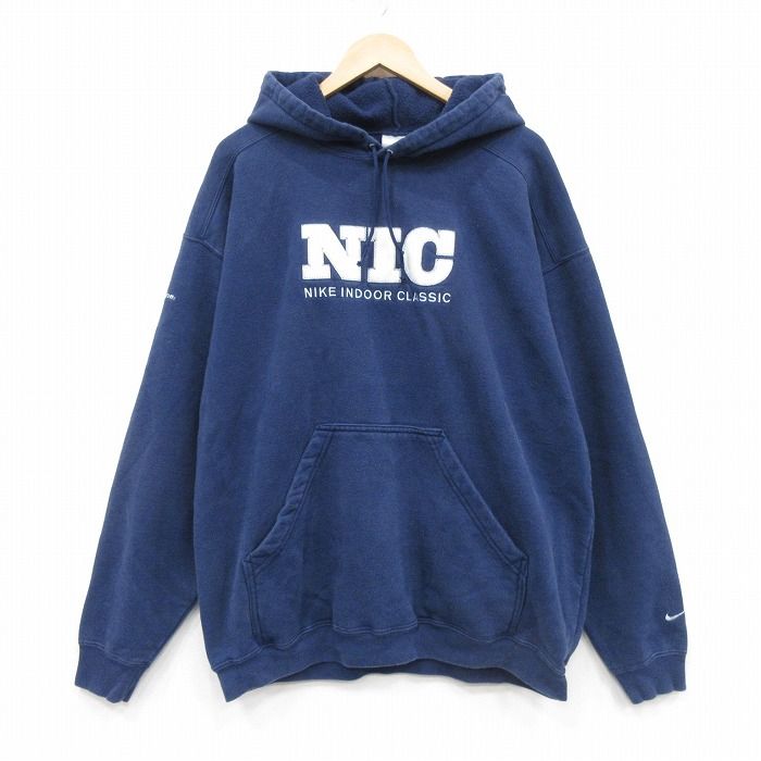 XL/古着 ナイキ NIKE 長袖 スウェット パーカー メンズ 00年代 00s NIC
