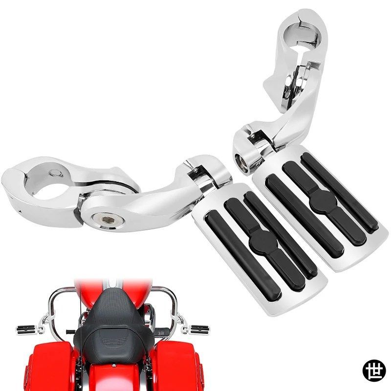 1/4 32MM オートバイクラッシュバーフットペグマウントモトアクセサリーエンジンガードフットレストハーレーホンダツーリングスポーツスター用
