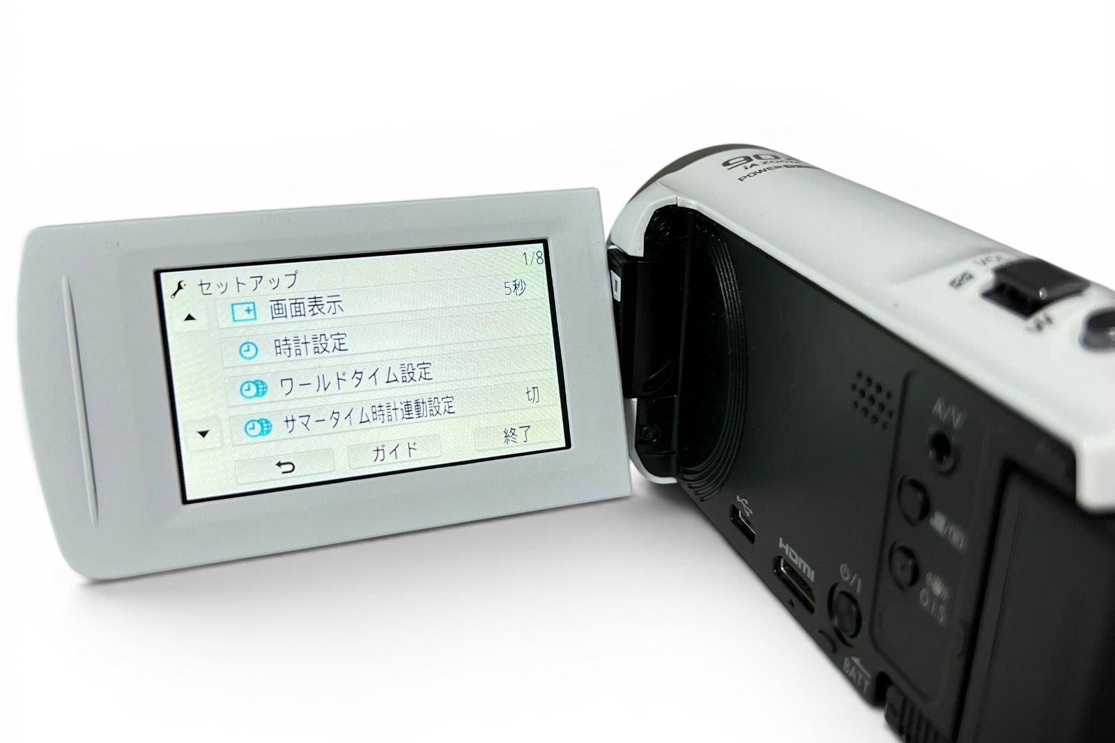 ☆極上美品☆ パナソニック Panasonic HC-V230M ホワイト ビデオカメラ
