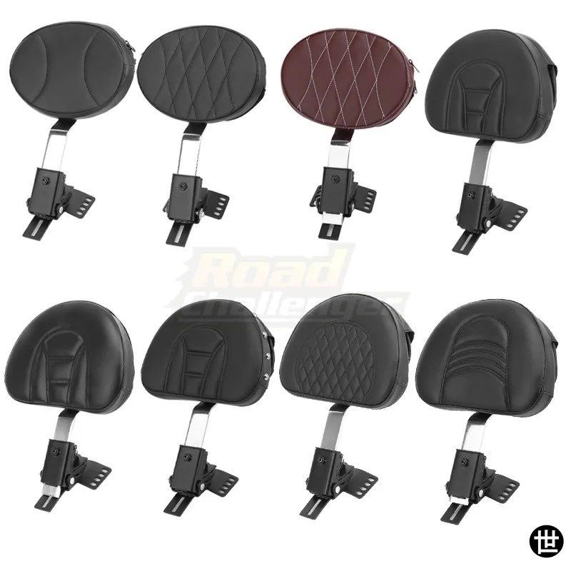 ハーレーツーリング FLTR FLHT FLHR モデル 1997-2018 用プラグイン式ドライバー/ライダーシートバックレストキット