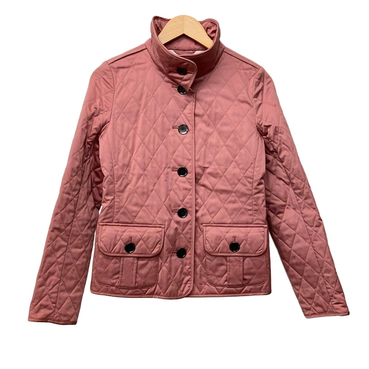 Burberry LONDON(バーバリーロンドン) ブルゾン サイズ38 L レディース美品 - ピンク 長袖/キルティング/春/秋