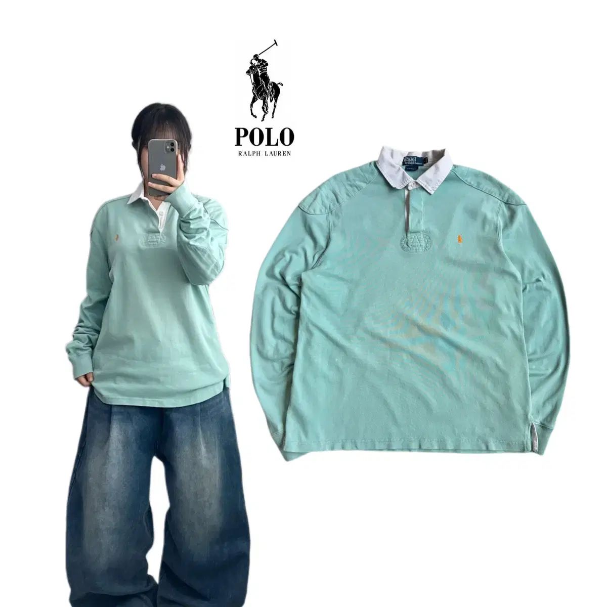 ポロ ポニー PK ラグビー KARA Tシャツ ミント