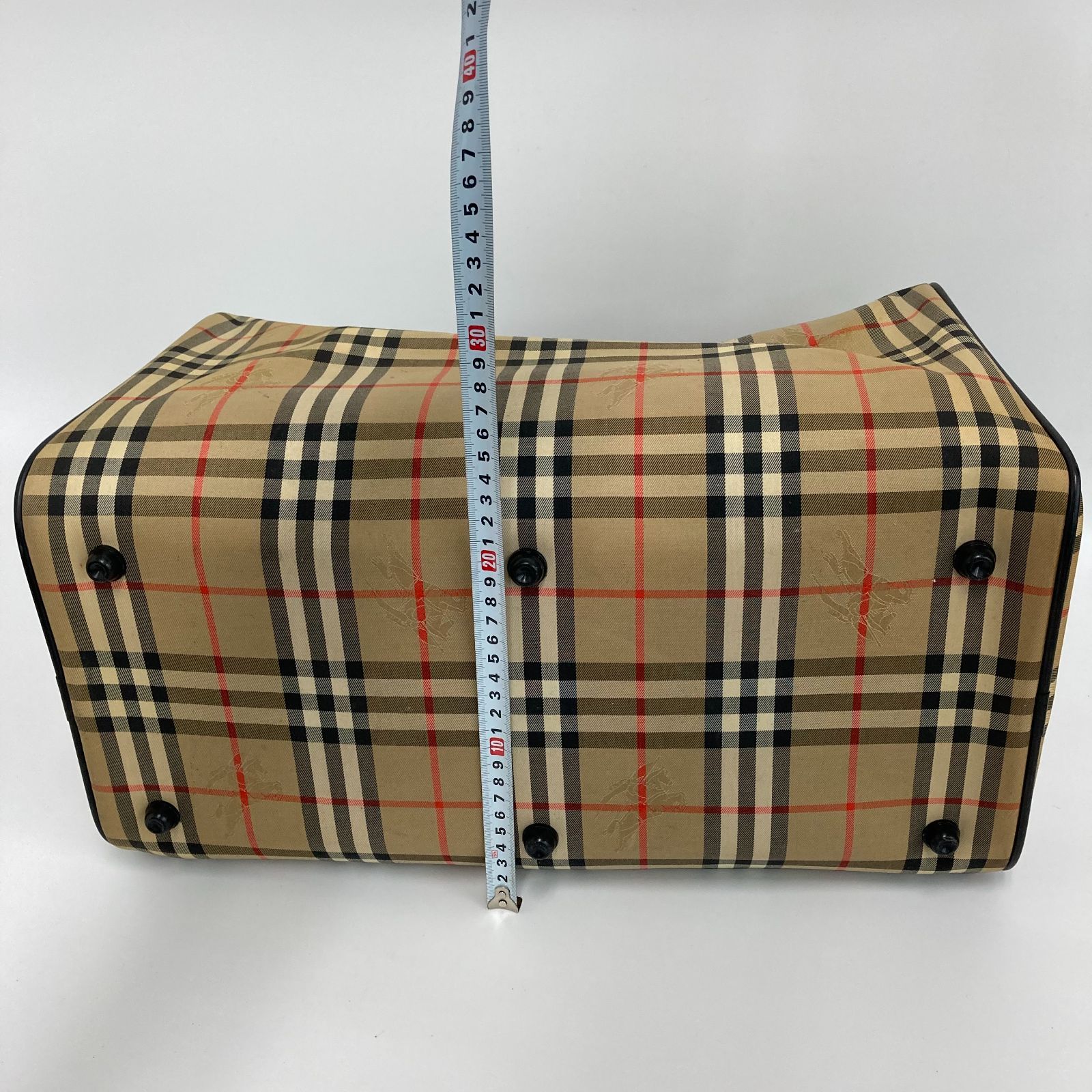 良品】Burberrys オールドバーバリー ボストンバッグ ノバチェック