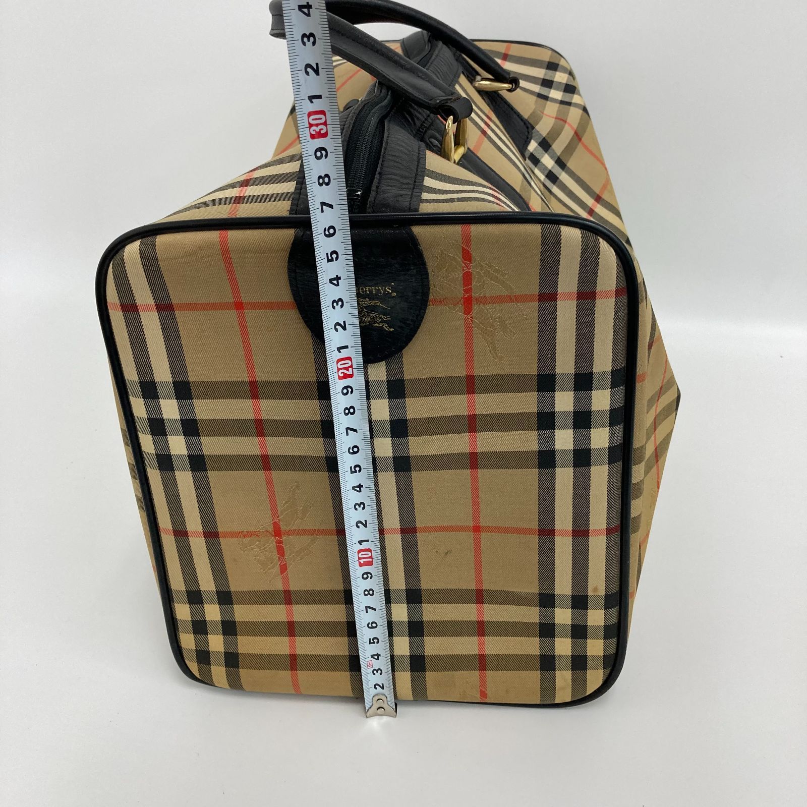良品】Burberrys オールドバーバリー ボストンバッグ ノバチェック