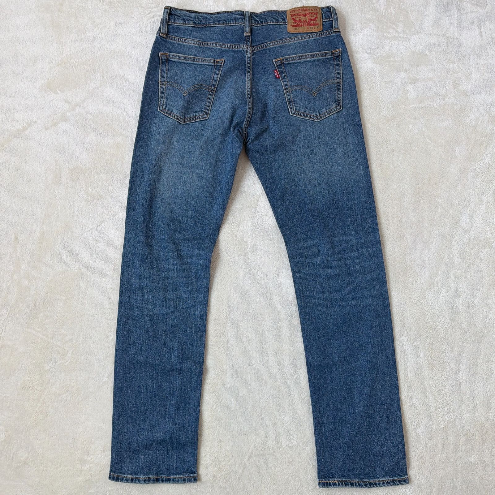 Levi's 513 パキスタン製 W30L32 インディゴブルーデニム ハチノス