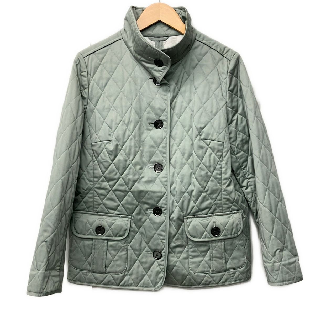 Burberry LONDON(バーバリーロンドン) ブルゾン サイズ44 XL レディース美品 - グレー 長袖/キルティング/春/秋