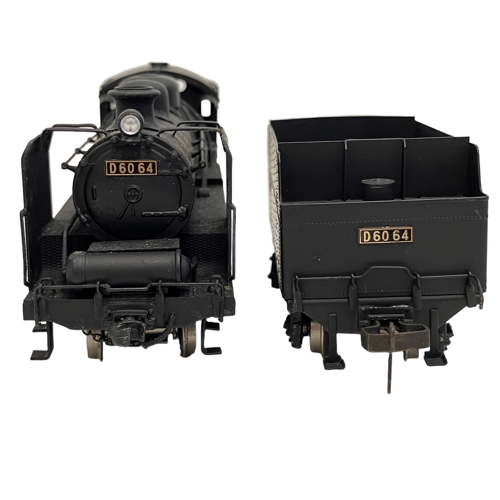 メーカー不明 D6064 蒸気機関車 HOゲージ 鉄道模型 ジャンク Z11284702