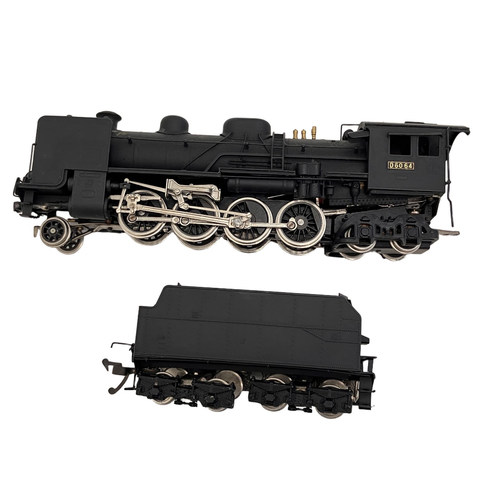 メーカー不明 S 欠品あり 上部のみ ２両 蒸気機関車 C11形? Y【ジャンク品】鉄道模型 D6064 Z11284702 ジャンク 鉄道模型 HOゲージ 蒸気機関車 鉄道模型