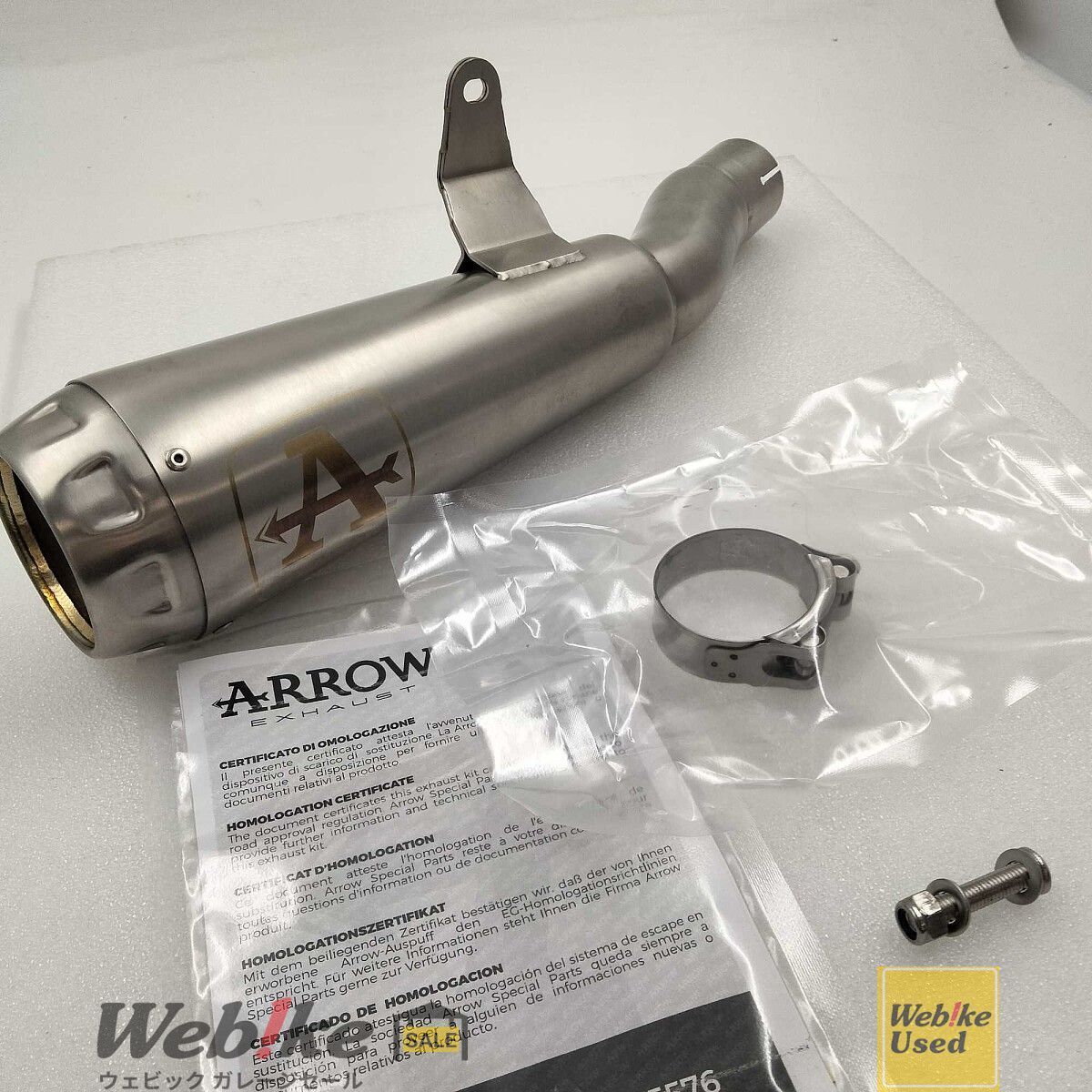ARROW SCRAMBLER 400 X Nichrom Pro-Race silencer 71974PRI RXBI31245