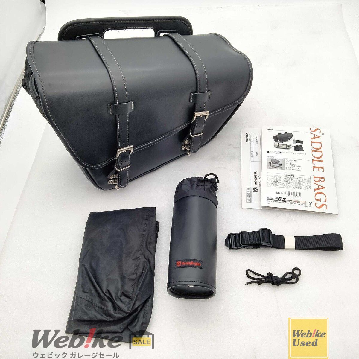 HenlyBegins DHS-38 サドルバッグ 11L スラッシャー 左側 RXBI31320