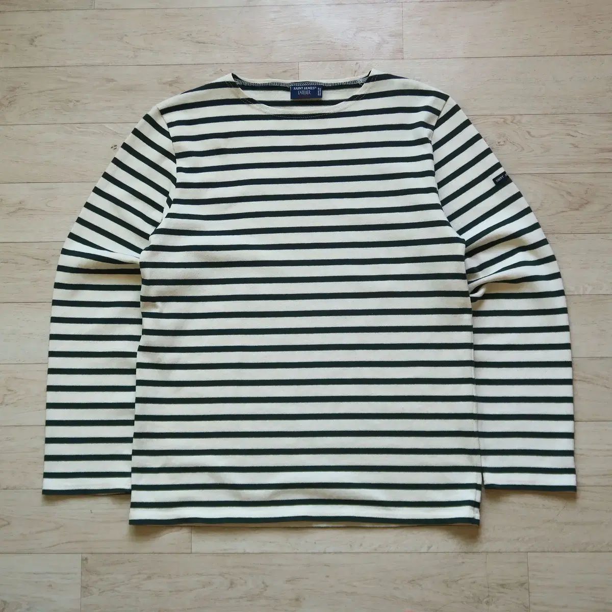 Made in France SAINT JAMES セントジェームス セントルイス(セントルイス) グリーン ボートネック シャツ