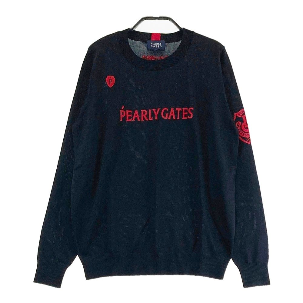 サイズ：1 PEARLY GATES パーリーゲイツ ニット セーター ネイビー系