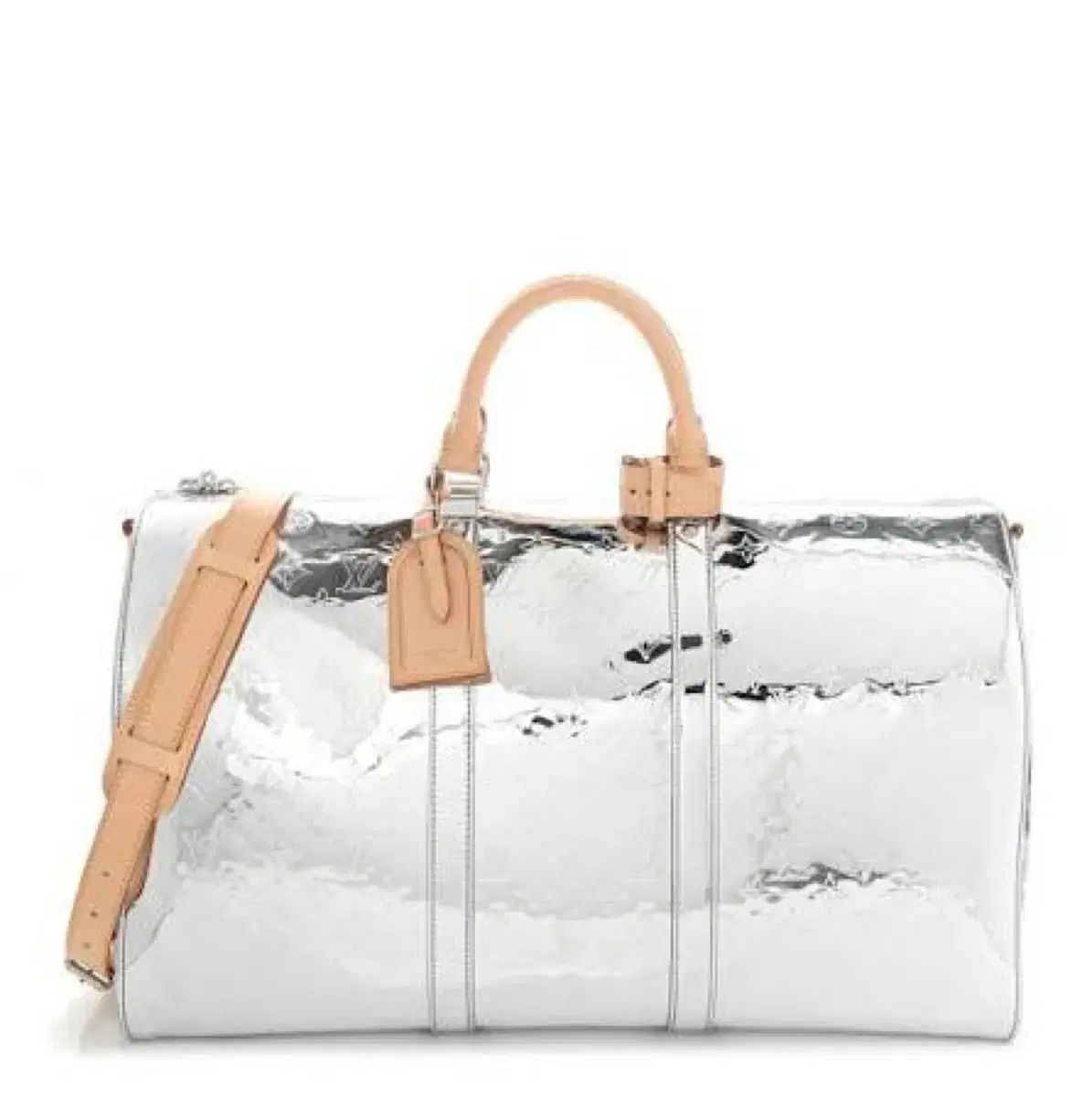Louis Vuitton ヴァージル ミラー シルバー キーポル m45886