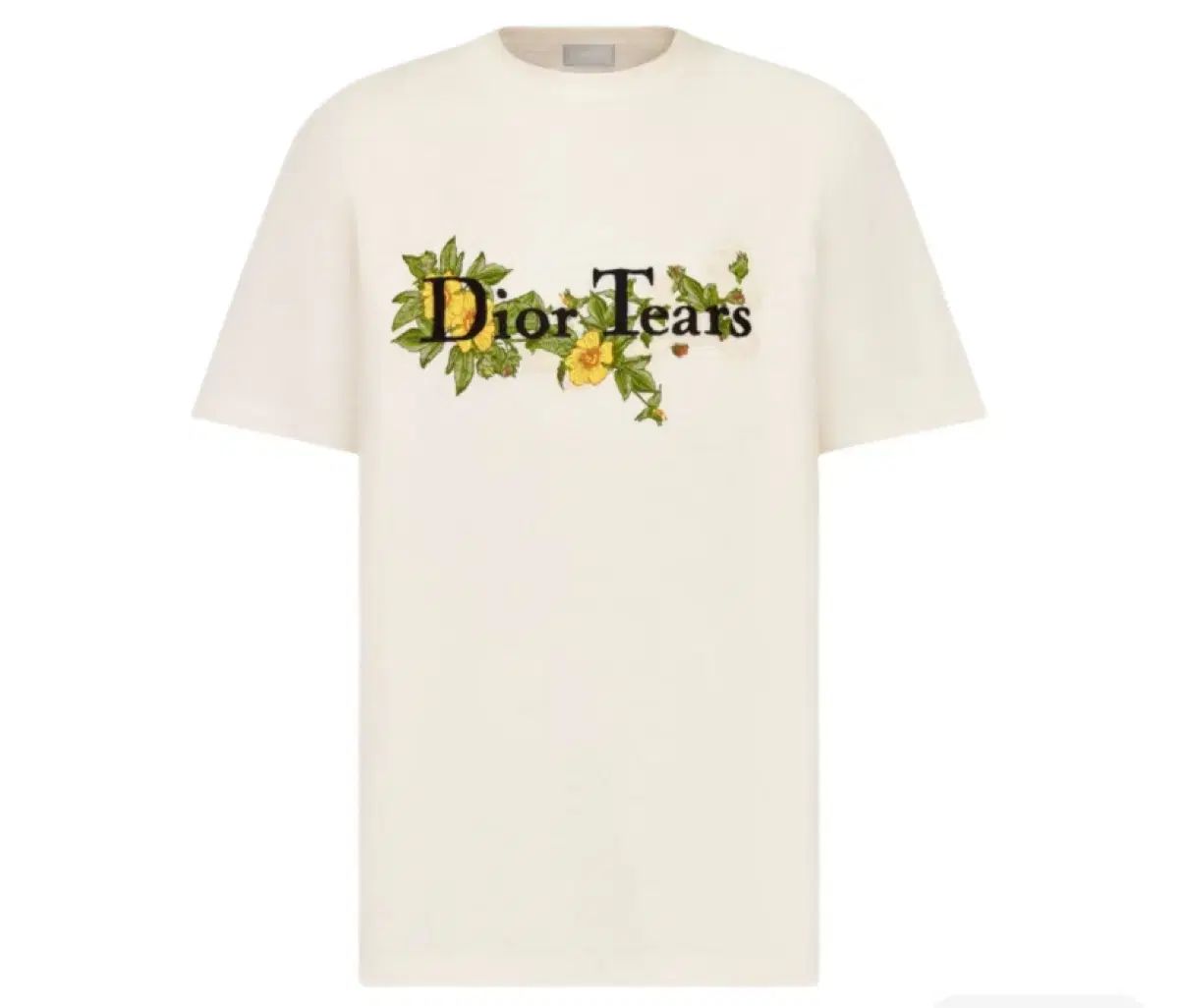 ディオール Dior Tears フラワー プリンティング Tシャツ
