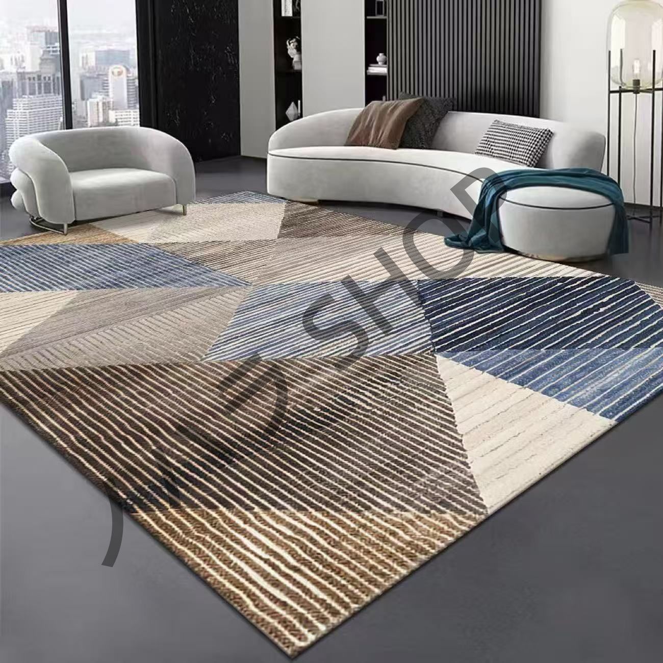 カーペット/200*300cm/滑り止め付き ラグマット ベッドルーム リビングルーム 寝室の部屋 /多機能使用 マット/カーペット #B009