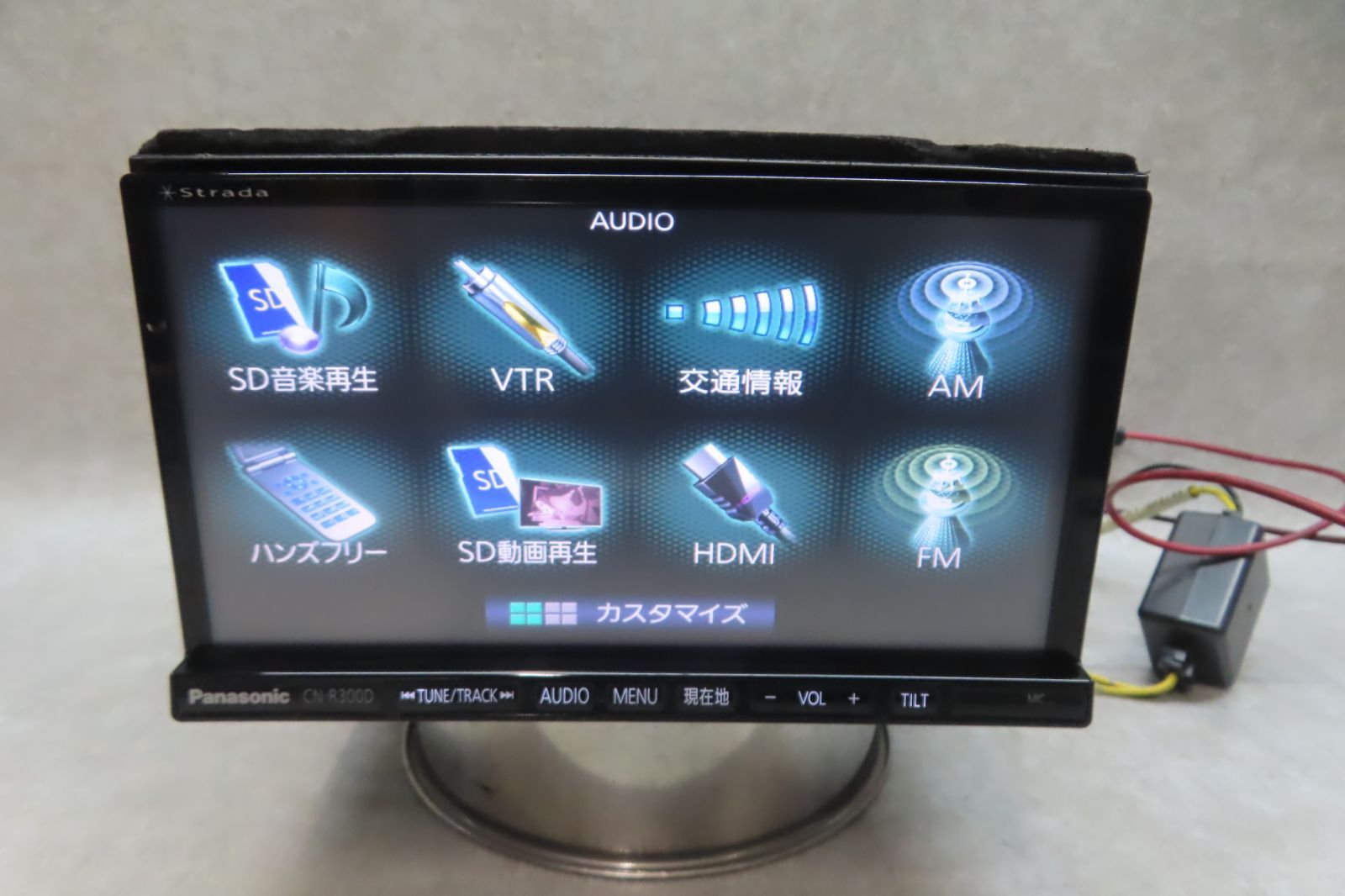 F6573/パナソニック CN-R300D メモリーナビ 地図2013年 Bluetooth内蔵