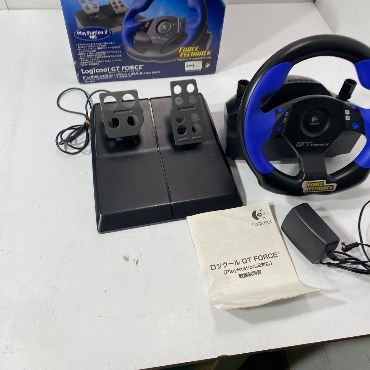 箱付き】Logicool Logitech GT FORCE PRO E-UD4 LPRC-10000 ハンコン 