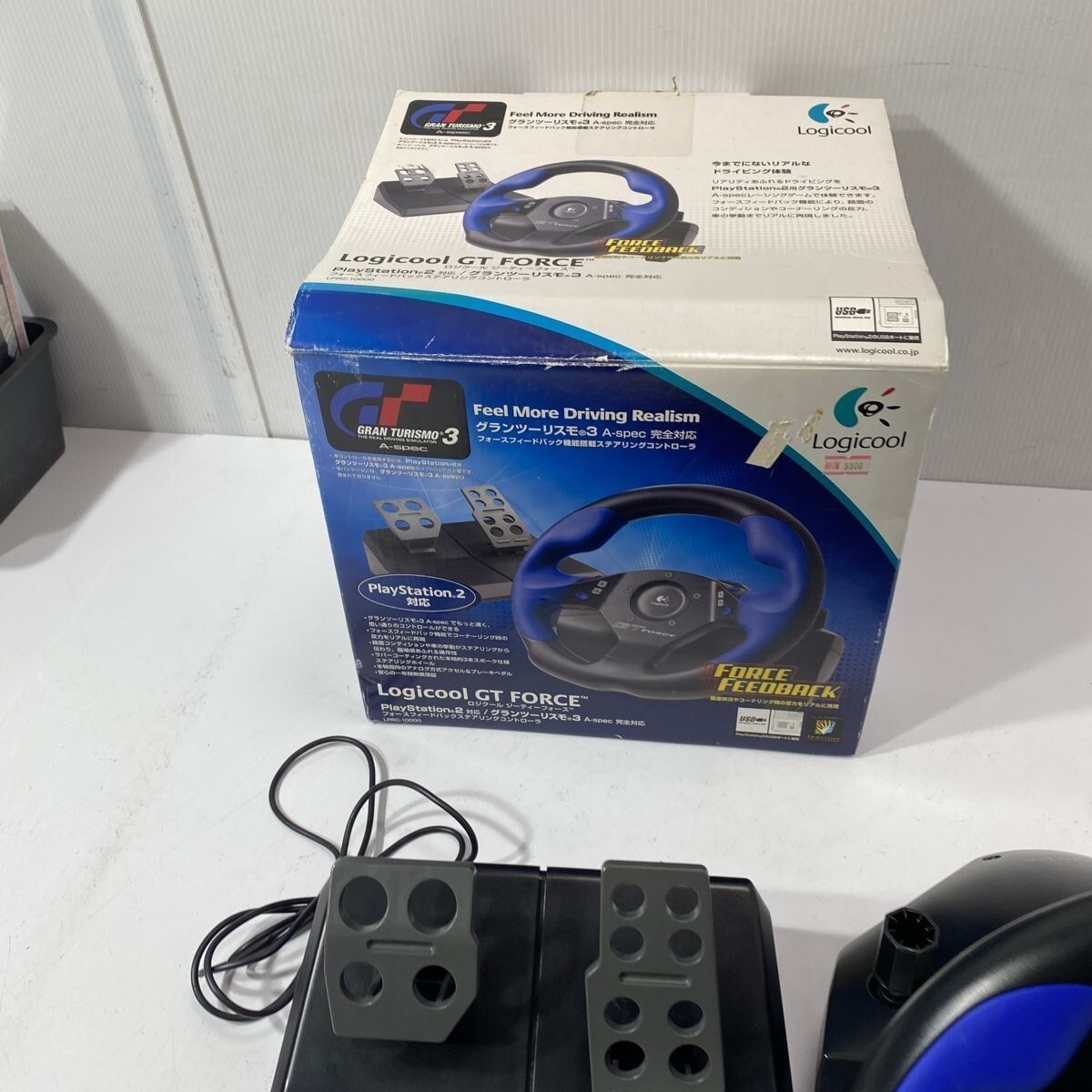 箱付き】Logicool Logitech GT FORCE PRO E-UD4 LPRC-10000 ハンコン 
