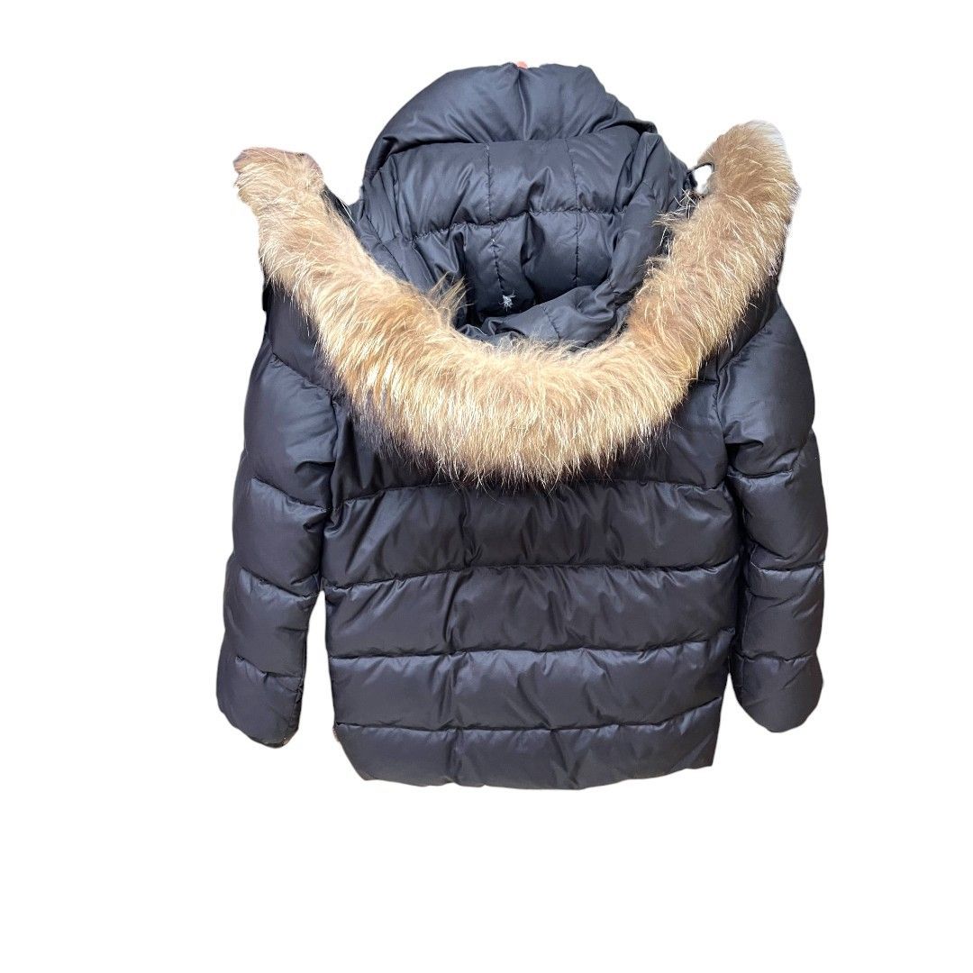 MONCLER モンクレール ファー付き ダウンジャケット 茶タグ - メルカリ
