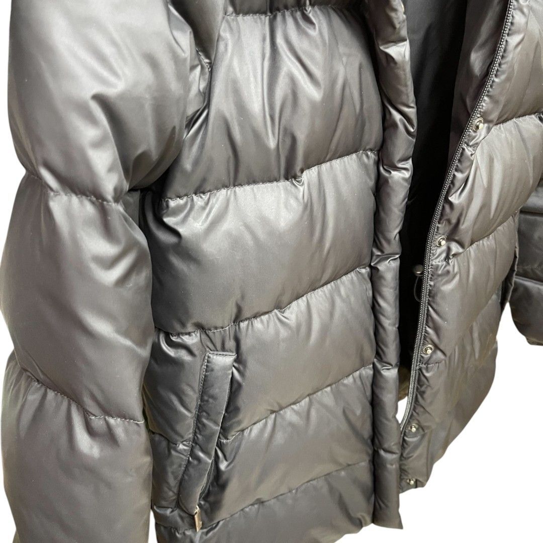 MONCLER モンクレール ファー付き ダウンジャケット 茶タグ - メルカリ