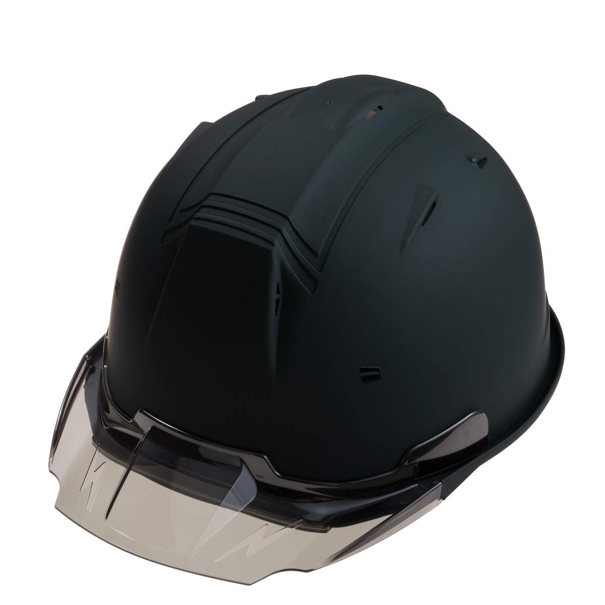 進和化学工業 ヘルメット SS-19VPRA 黒 ブラック マット 艶消し スモーク 飛来落下墜落保護用ヘルメット マットブラックts f77a1a5e