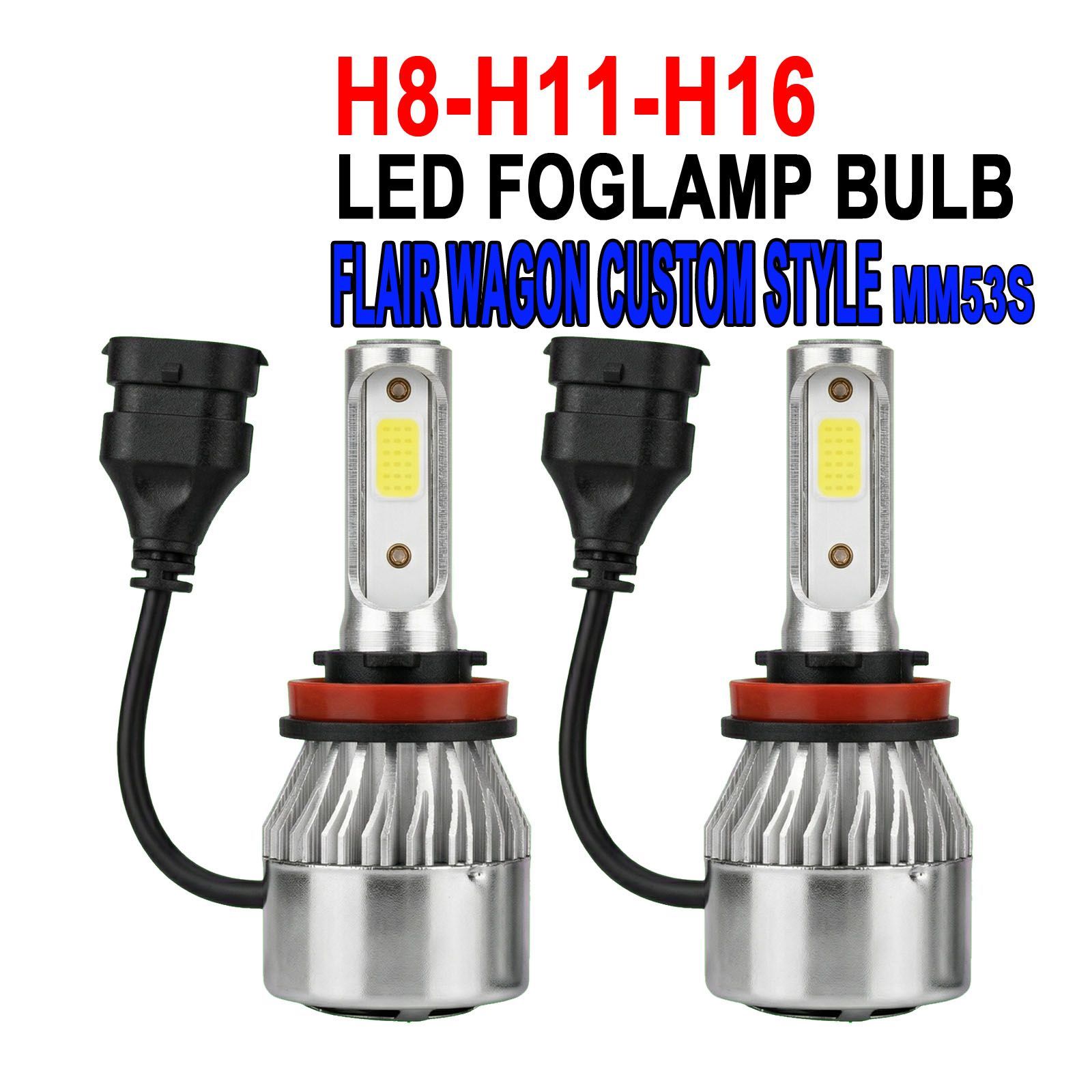 フレアワゴンカスタムスタイル MM53S LED フォグランプ H8 H11 H16 LED