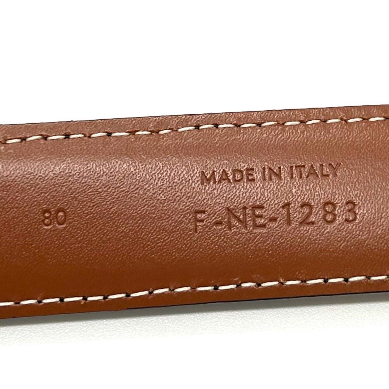 CELINE セリーヌ トリオンフ 80 ゴールド金具 ロゴプリント ブラウン 