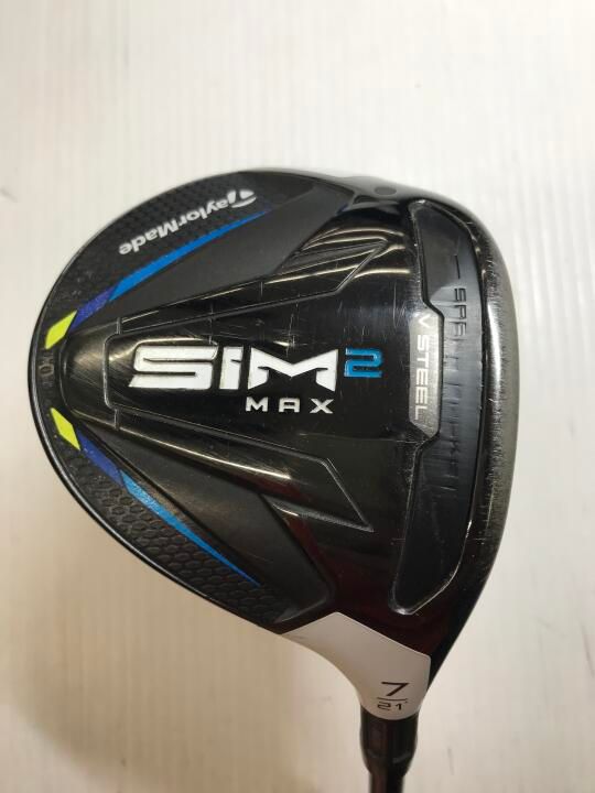 テーラーメイド　SIM2 MAX　21度　TENSEI BLUE TM50(SIM2)　Sフレックス　フェアウェイウッド　中古【最短即日発送】