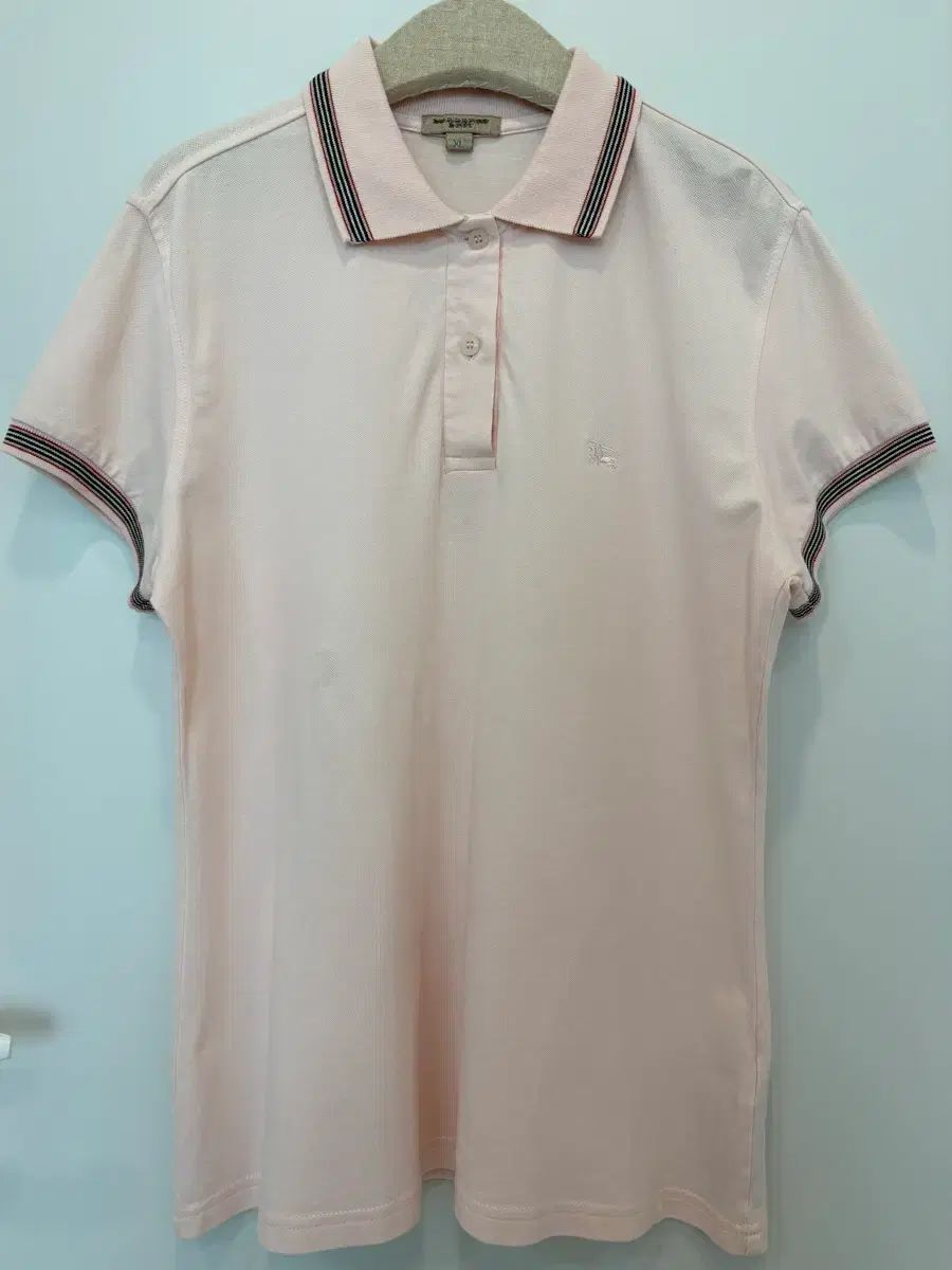バーバリー ピンク カラーTシャツ レディース XL/66 77サイズ（正規品）
