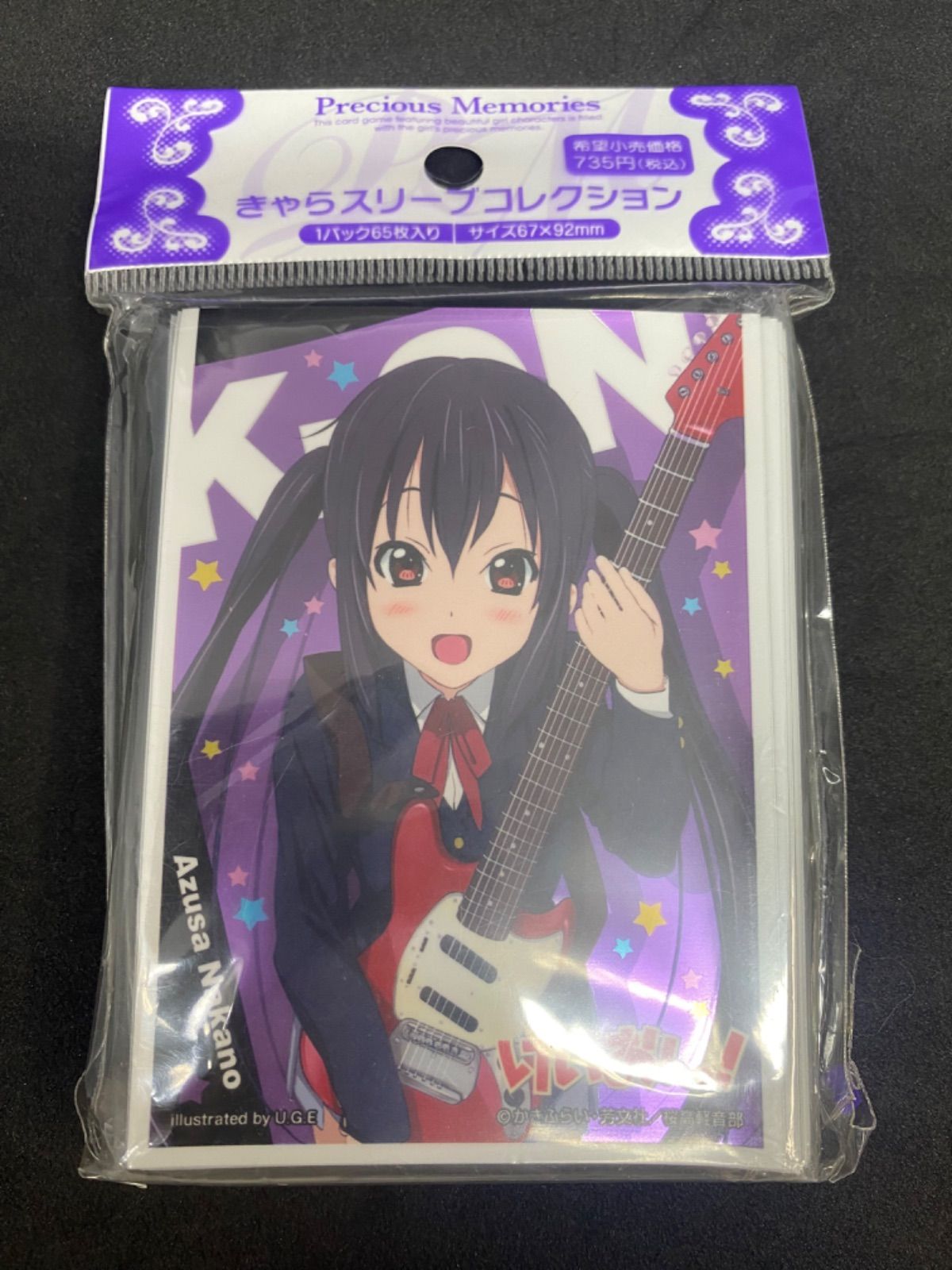 [신품미개봉] 차라 슬리브 컬렉션 “K-ON!”나카노 아즈사 (No.005)
