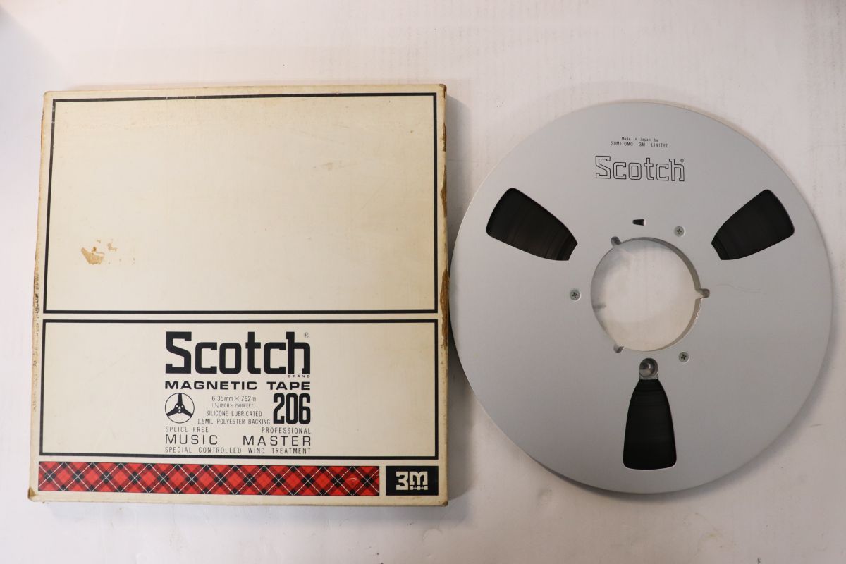 Scotch スコッチ 206 10号 オープンリールテープ 2500ft 762m スコッチ 3m /390