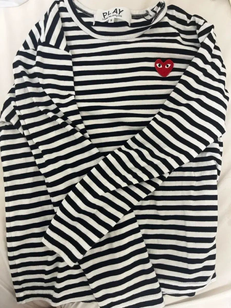 COMME des GARCONS ストライプ 長袖 Tシャツ S 出品 - メルカリ