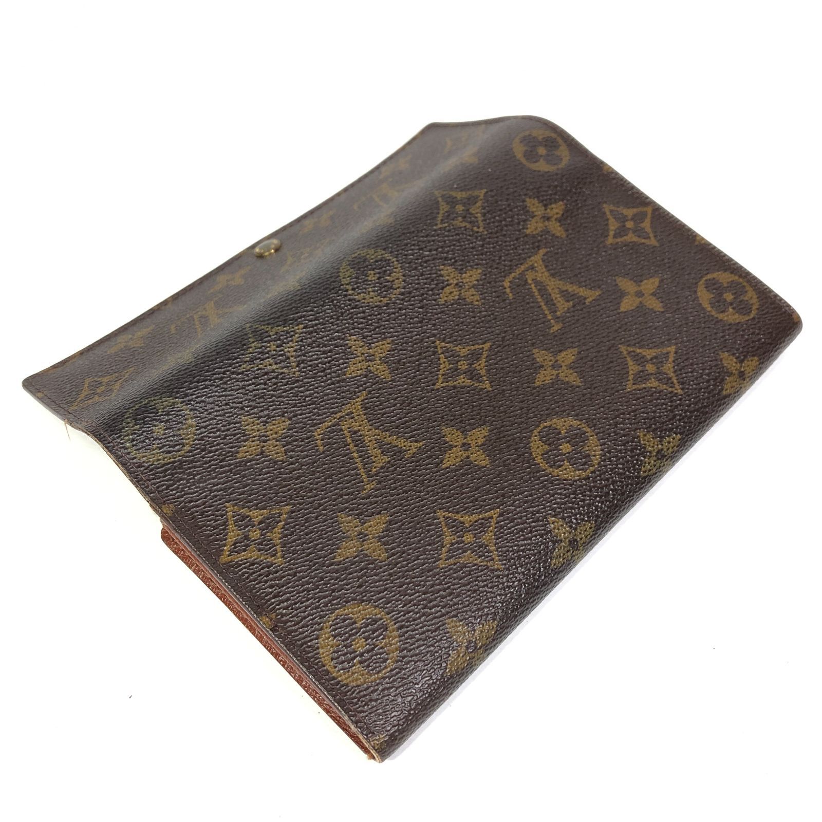 ルイヴィトン】本物 LOUIS VUITTON ポシェット ポルト モネクレディ 長