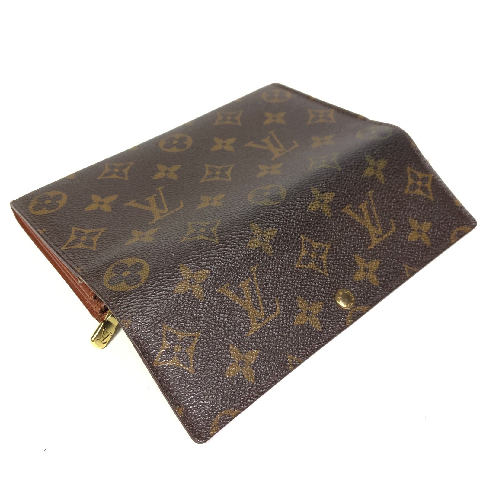 ルイヴィトン】本物 LOUIS VUITTON ポシェット ポルト モネクレディ 長