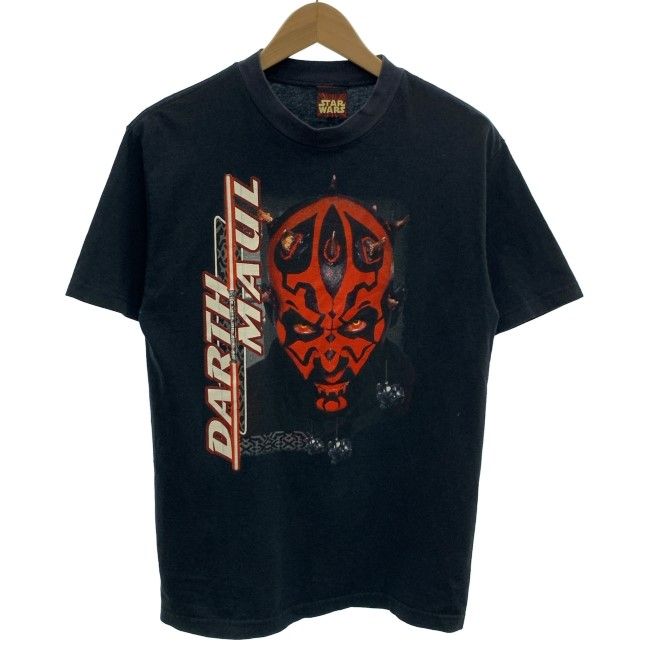 【中古】　STAR WARS　Tシャツ　半袖　トップス　クルーネック　キャラクター　ダースモール　プリント　古着　/1104