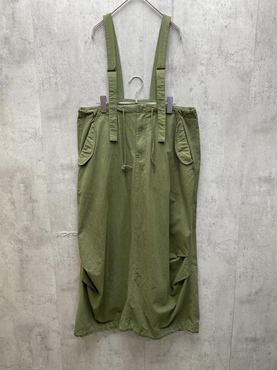 solamonat poche ソラモナ ポッシェ 馬布2way ミリタリー スカート size表記なし/モスグリーン ■◇ レディース