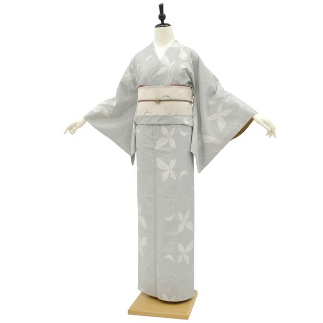 新古品】 本場大島紬 白大島 袷 着物 未使用 正絹 丸宮織物 加那の郷