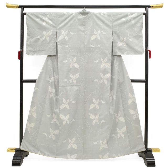 新古品】 本場大島紬 白大島 袷 着物 未使用 正絹 丸宮織物 加那の郷