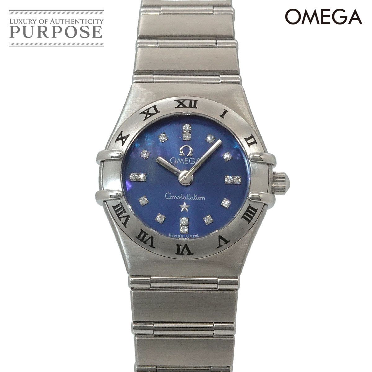 オメガ OMEGA コンステレーション ミニ シンディクロフォード 限定1999本 1563 86 レディース 16P ダイヤ クォーツ Constellation 90317072