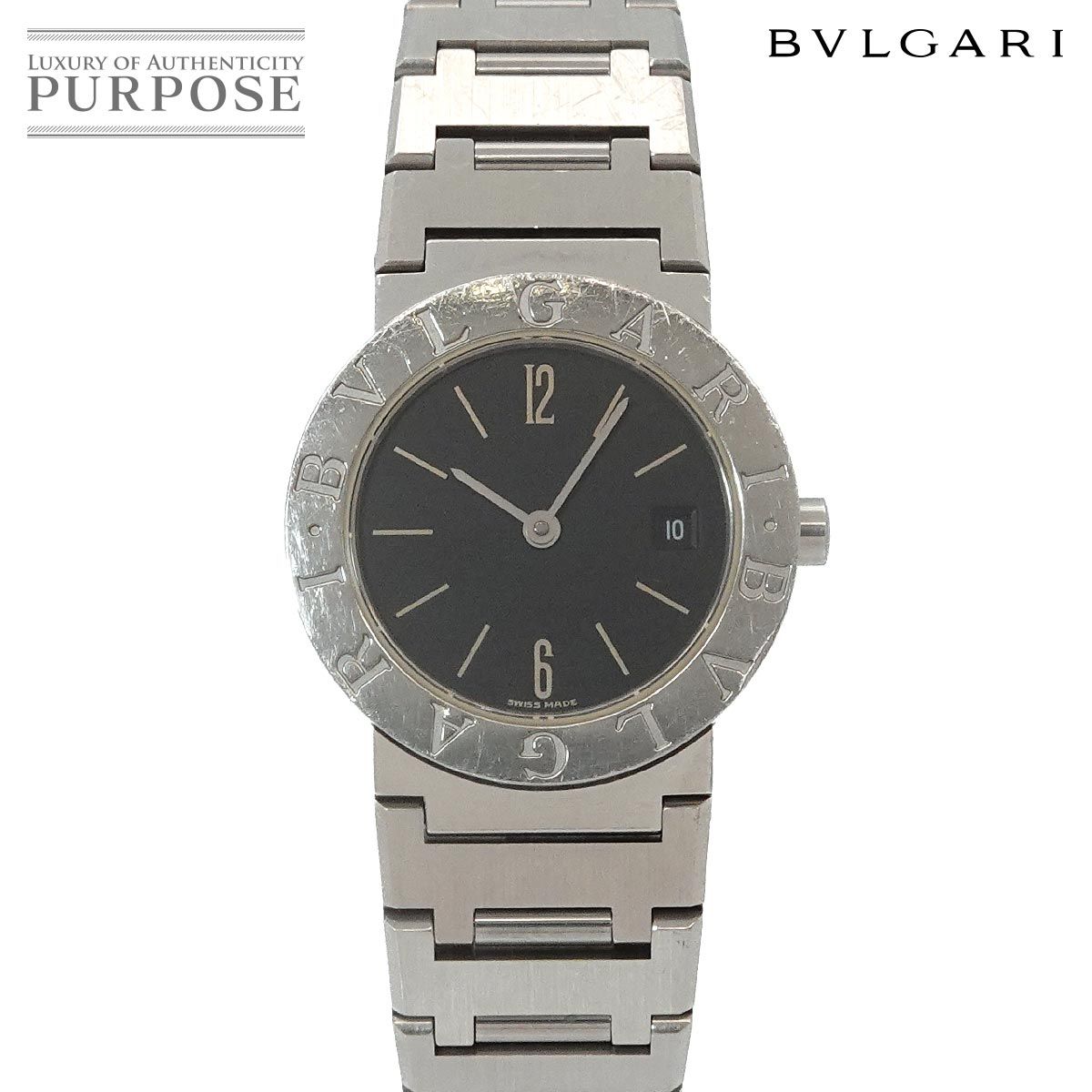 ブルガリ BVLGARI ブルガリブルガリ BB26SSD ヴィンテージ レディース 腕時計 デイト ブラック クォーツ BVLGARIBVLGARI 90325389