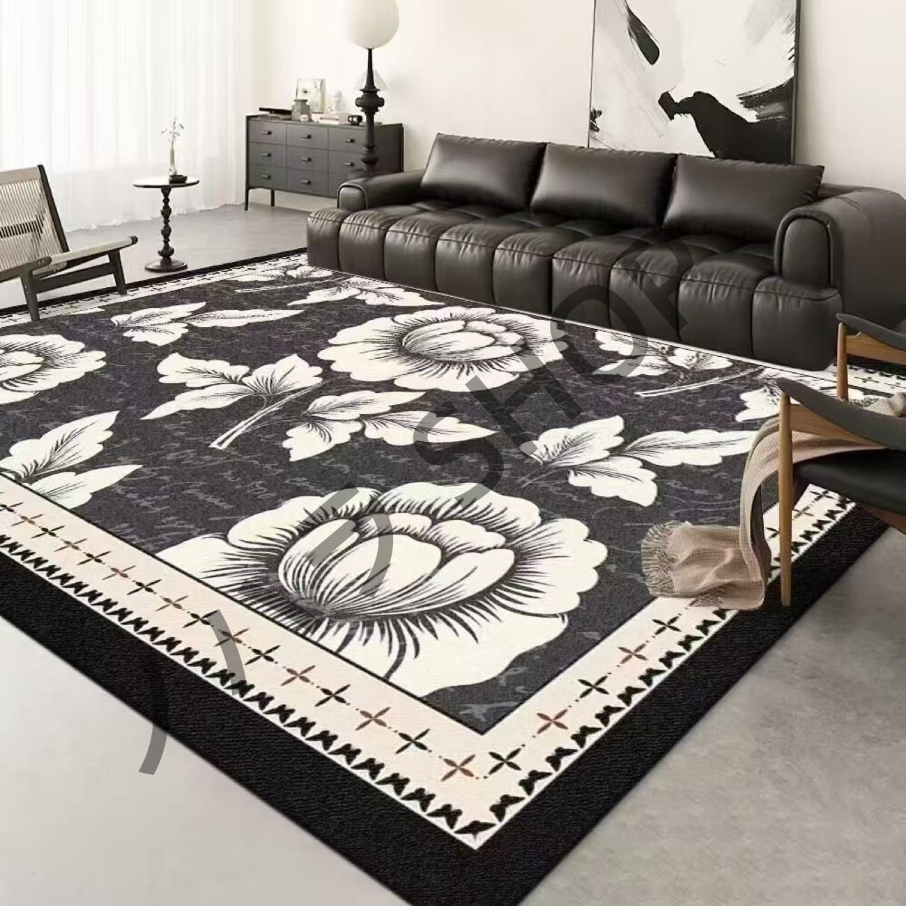 カーペット/200*300cm/滑り止め付き ラグマット ベッドルーム リビングルーム 寝室の部屋 /多機能使用 マット/カーペット #B029