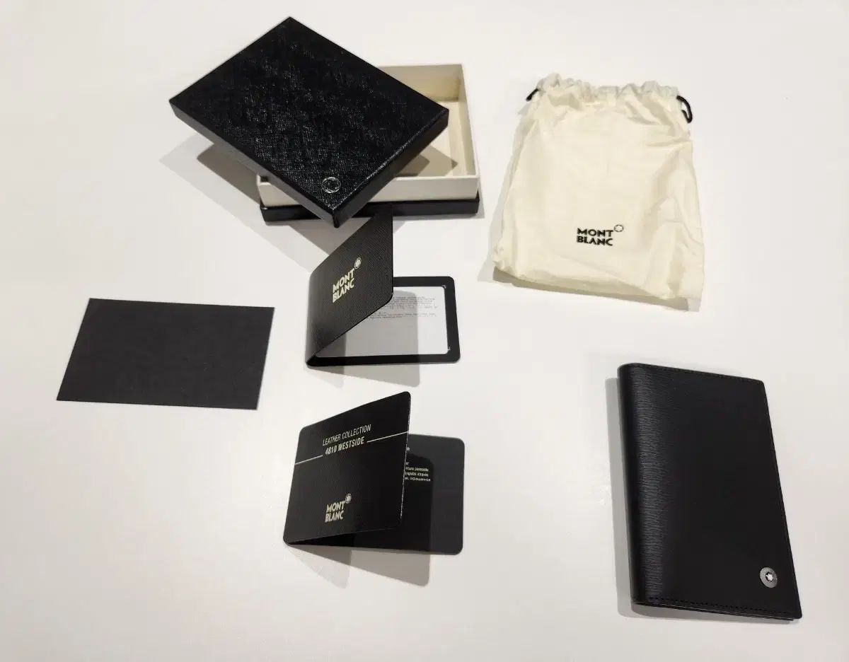 MONT BLANC 4810 ウェストサイド カードウォレット ブラック フルセット