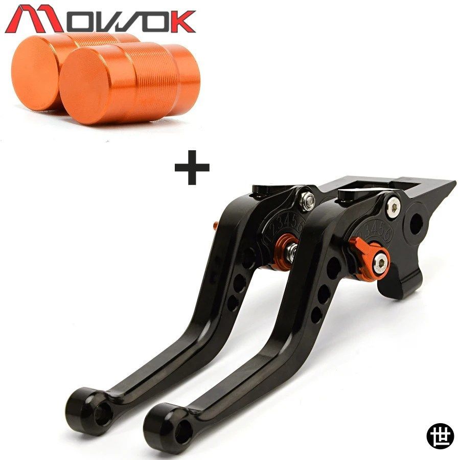 KTM DU-KE 390 2013-2022 125 2013-2020 DU-KE / RC 200 2014-2016 用バルブキャップ オートバイショートブレーキクラッチレバー