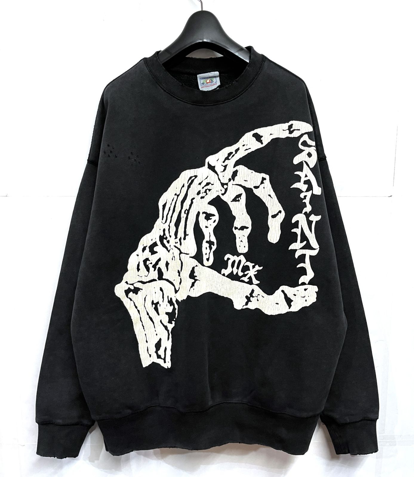 SAINT Mxxxxxx|セントマイケル SM-YS1-0000-031 BONE SAINT ボーンセイント スウェット